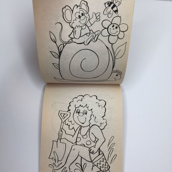 Vtg Set 2 Disney Mickey Mouse Coloring Book Stickers Landoll's Activity Pad Used - Picture 12 of 15